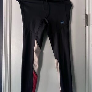 Women’s Black and Red Athletic Bottoms
